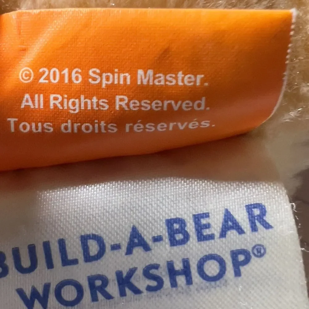 Build A Bear 12” Plush Paw Patrol Skye Girl Brown Dog Stuffed Animal Embroidered